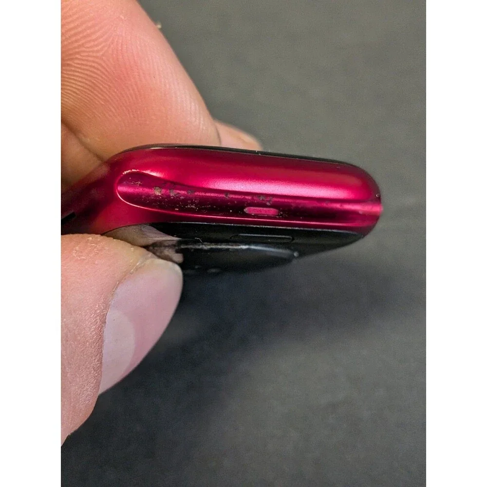 Apple Watch Series 7 45mm Red Case Turns On **Locked - As Is